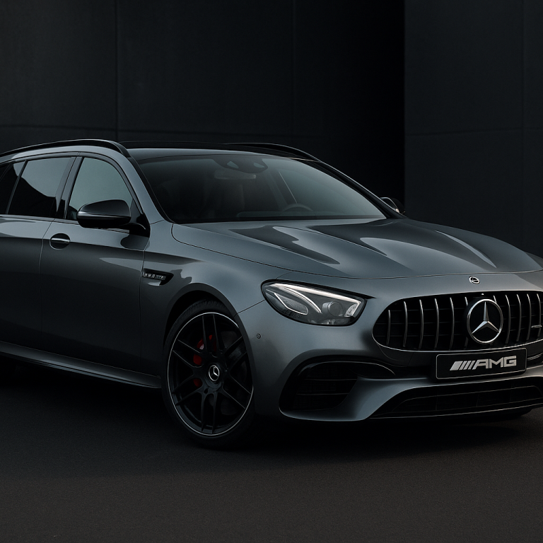 „Mercedes E-Klasse AMG Kombi – professionelle Fahrzeugüberführung in Deutschland und Europa“